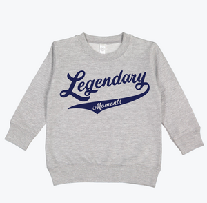 LM Signature Sweatshirt Navy on Heather