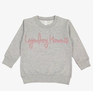 Legendary Moments Script Blush Fleece