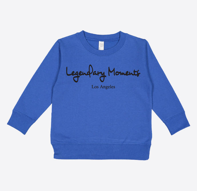 LM Script Sweatshirt Royal